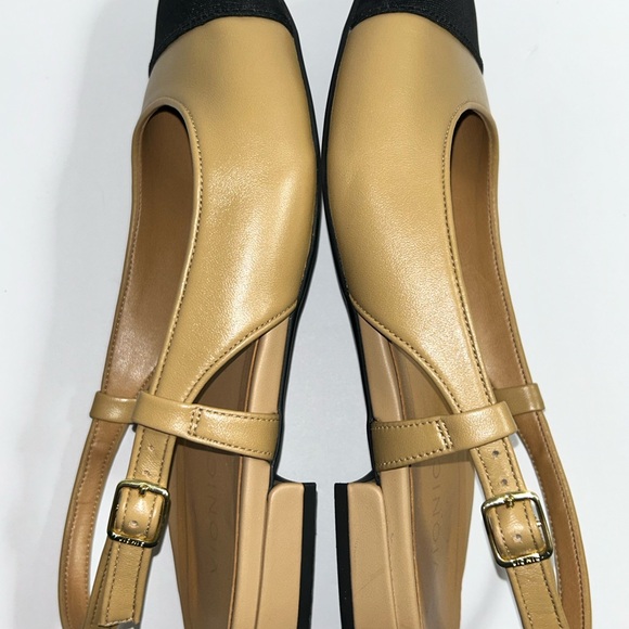 Vionic Petaluma Slingback Tan Black 51901 Women’s Flats Size 7 - Picture 4 of 7